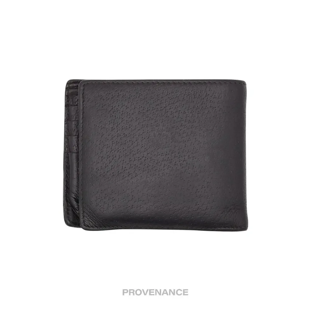 🔴 Gucci GG Marmont Bifold Wallet - Black Leather